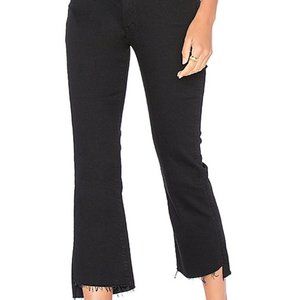 Mother Insider Crop Fray Jeans